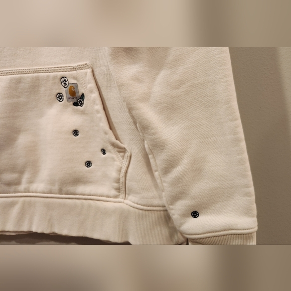 CARHARTT Relaxed Fit Flower Embroidered Hoodie - Picture 4 of 7